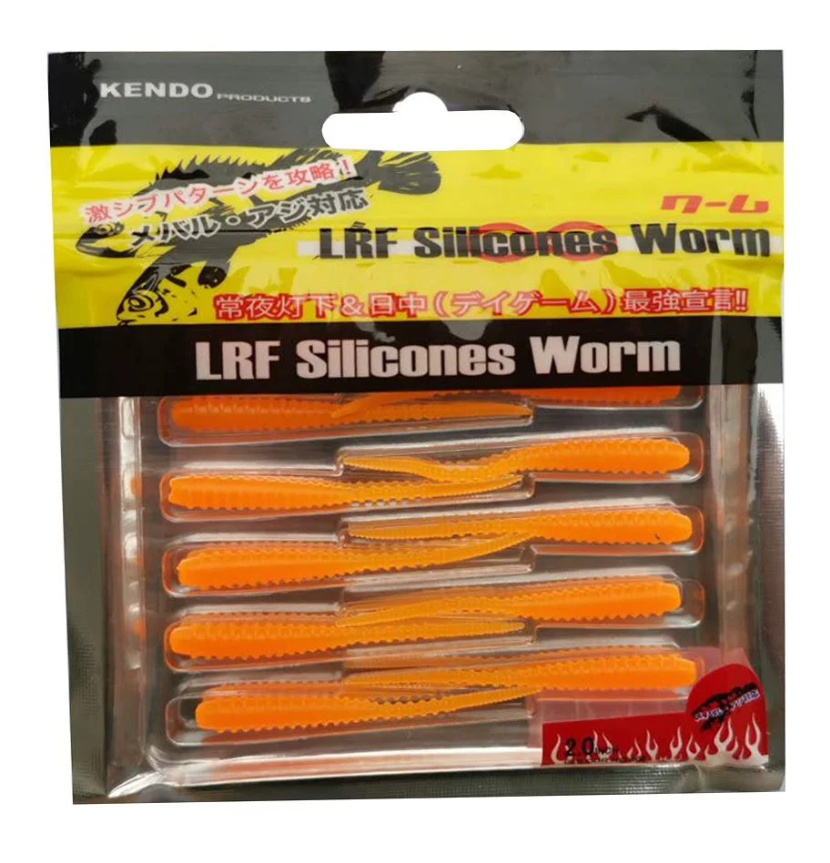 Kendo Karides Kokulu LRF Silikonu 2 inch Silikon Suni Balık