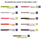 Kendo Fire Worm Lrf Silikonu 5cm 18 Adet