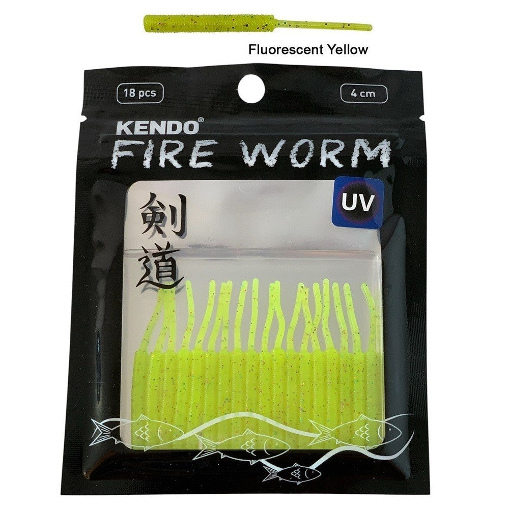 Kendo Fire Worm Lrf Silikonu 5cm 18 Adet