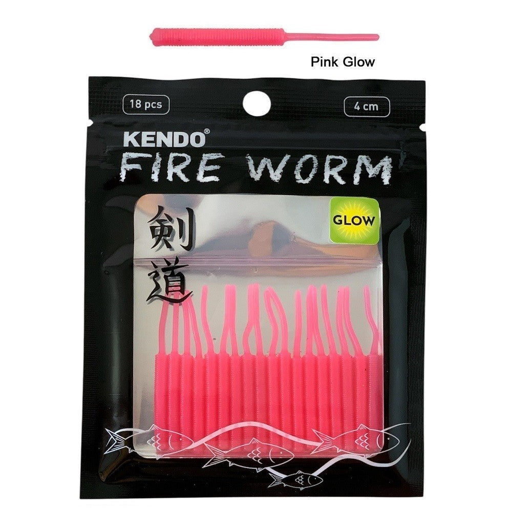 Kendo Fire Worm Lrf Silikonu 5cm 18 Adet