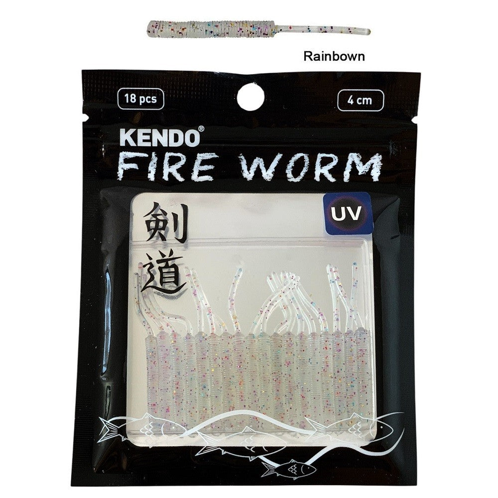 Kendo Fire Worm Lrf Silikonu 5cm 18 Adet