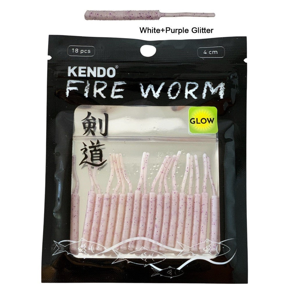 Kendo Fire Worm Lrf Silikonu 5cm 18 Adet