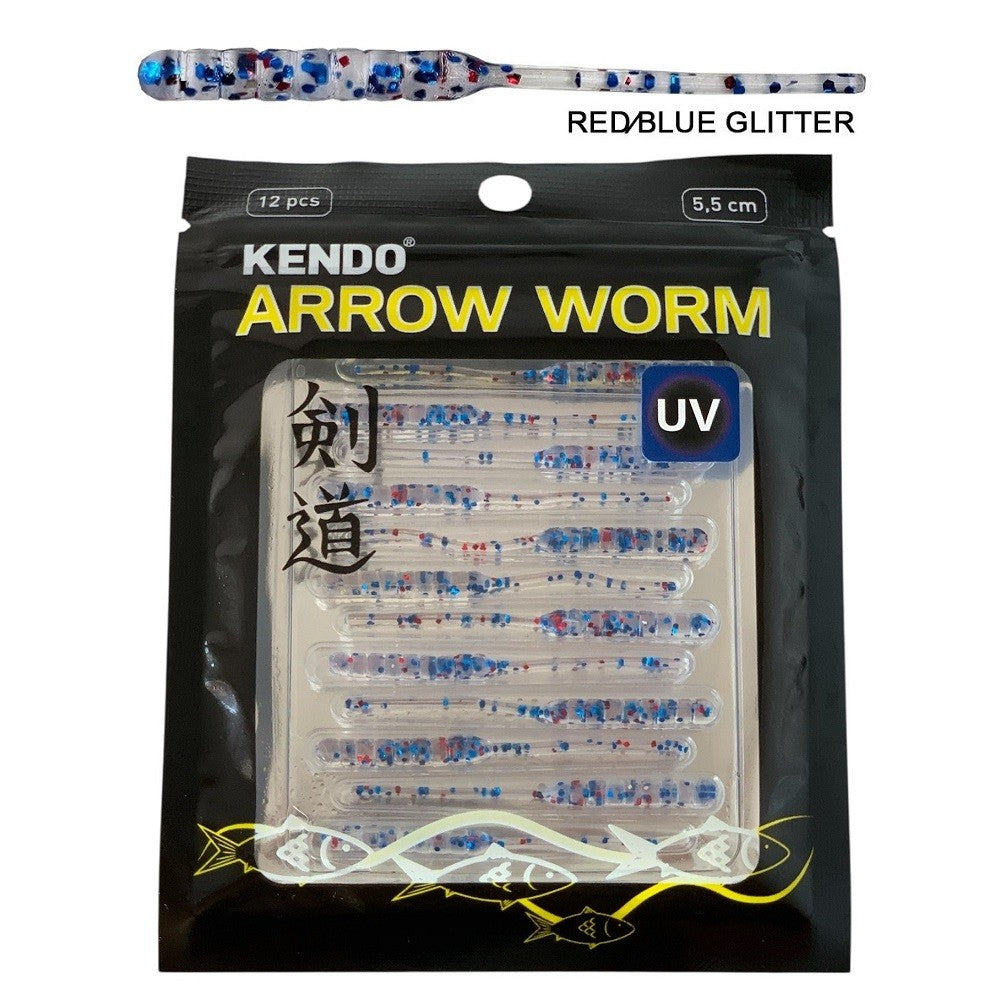 Kendo Arrow Worm Lrf Silikonu 5,5cm 12 Adet