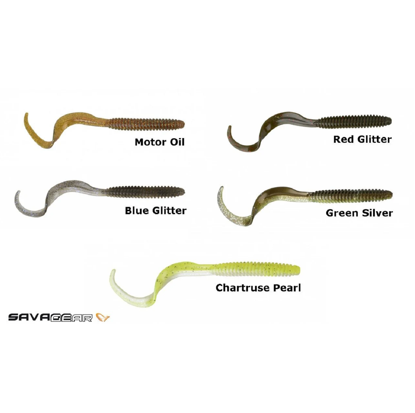 Savage Gear LB Rib Worm 90 mm 10 Adet Silikon Suni Balık