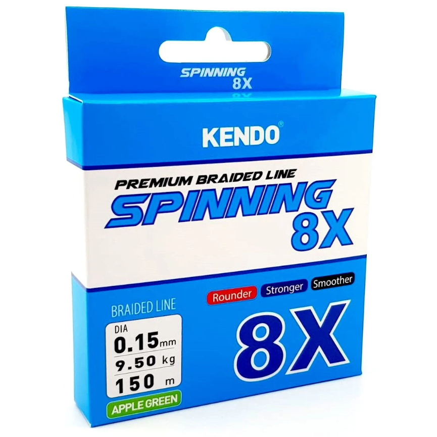 Kendo Spinning 8X Fighting 150 mt Örgü ip (Apple Green)