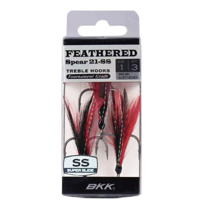 BKK Feathered Spear 21-SS Üçlü Olta İğnesi