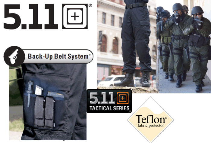 5.11 Tactical Pants Black % 100 Cotton