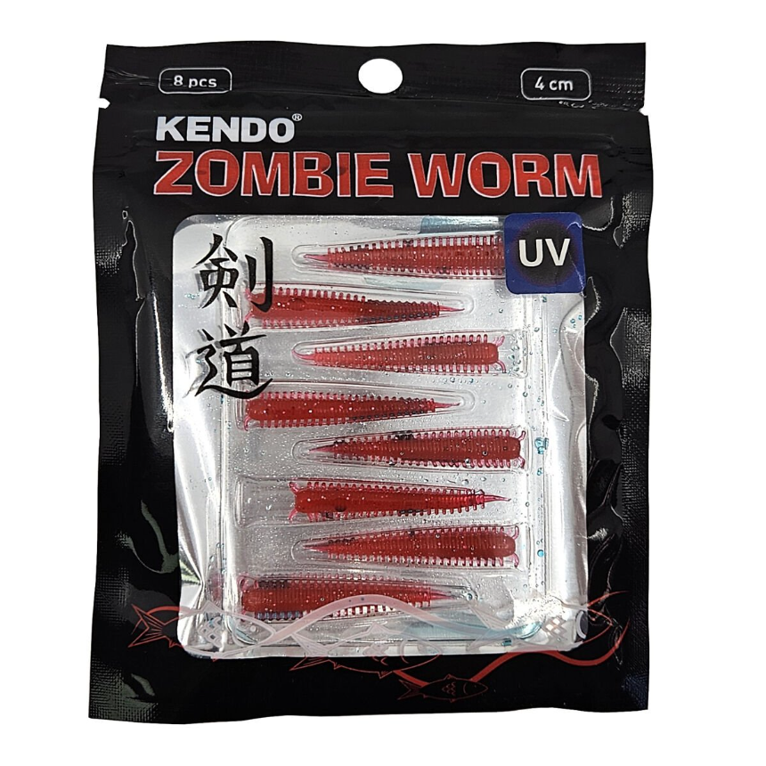 Kendo Zombie Worm Lrf Silikonu 4cm 8 Adet
