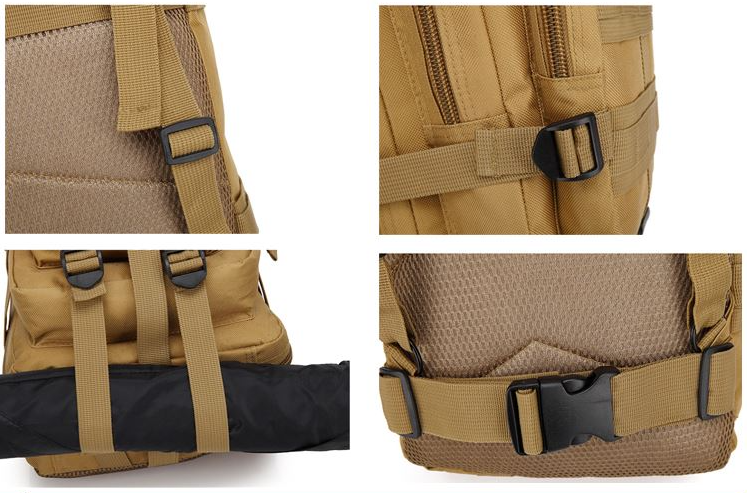 Su Geçirmez Taktik Çanta 35 Litre Çöl Sarısı (Bej) Renk Tactical Çanta