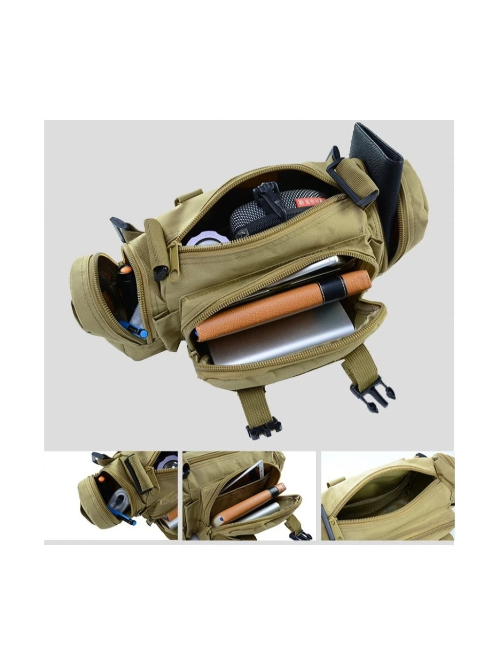 Erkek Çok Fonksiyonlu Omuz Çantası Taktik Bel Çantası