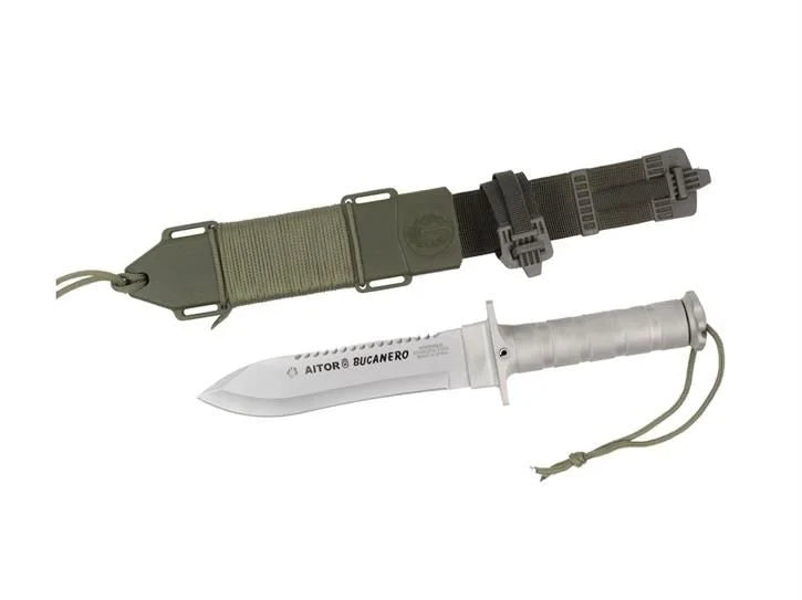 Aitor Taktik BUCANERO Hayatta Kalma Bushcraft Bıçağı