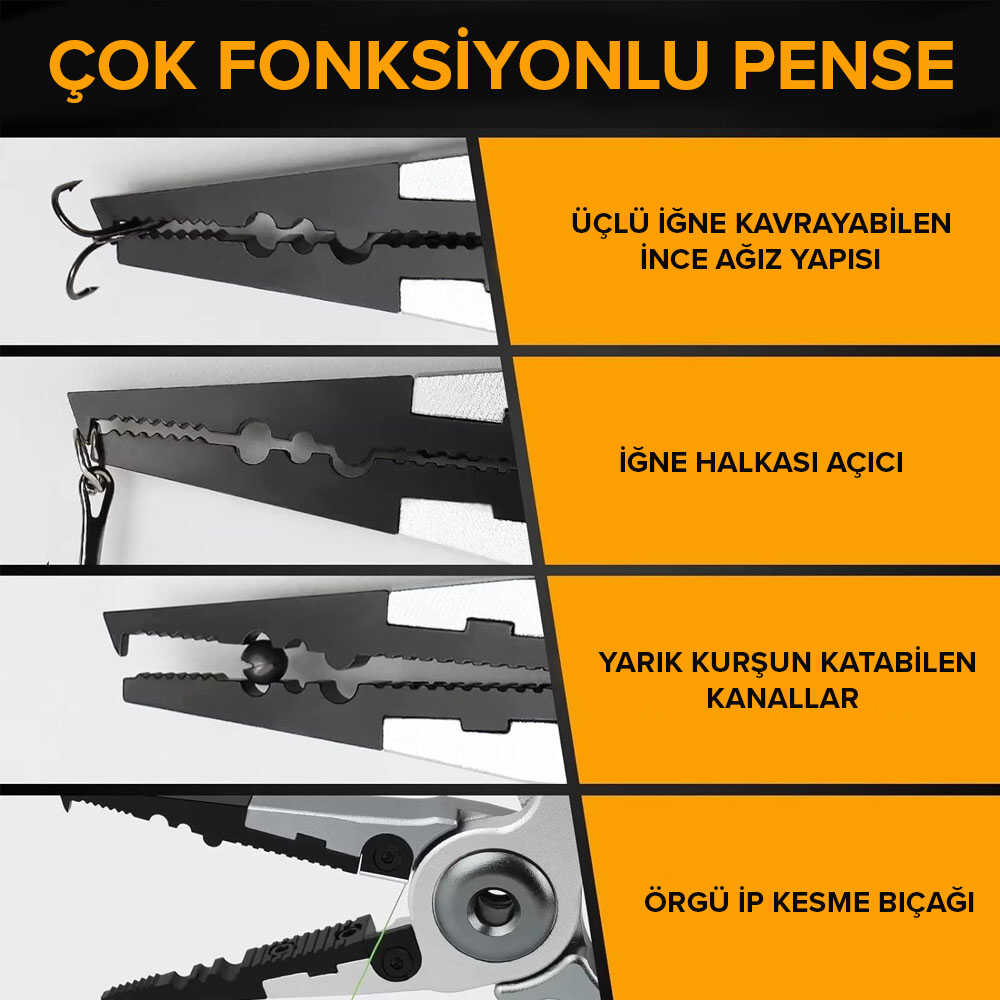 Captain 19 Cm Alüminyum Balıkçı Pensesi