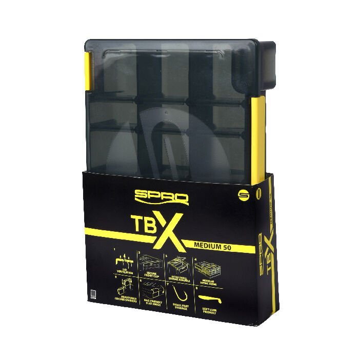 SPRO TBX50M Siyah Yem Kutusu