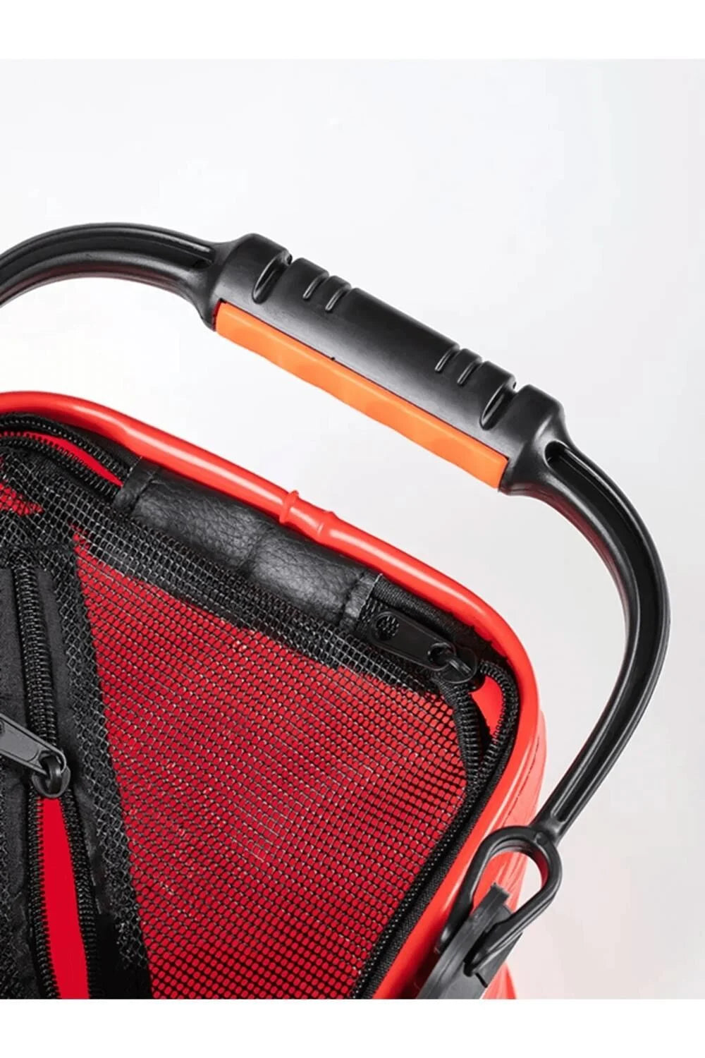 Shufa Katlanabilir Balıkçı Kovası ( Fonksiyonel Taşınabilir Yem Kovası ) KIRMIZI