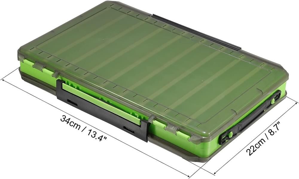 Shufa Lure Box Çift Taraflı Kutu 145mm - PlasticBox (L) F03 YEŞİL