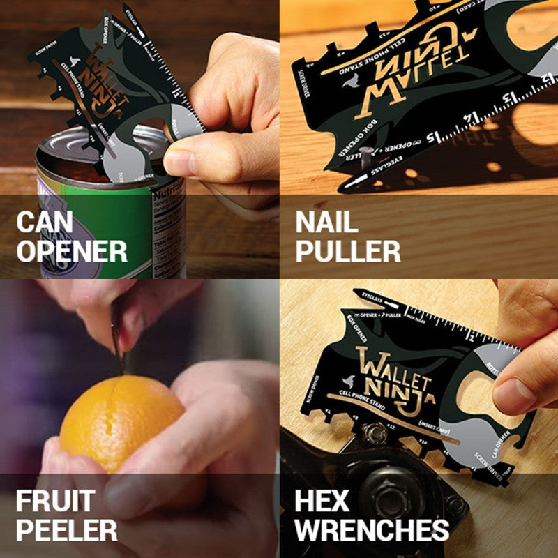 18 in 1 Wallet Ninja Multi Tool Kit